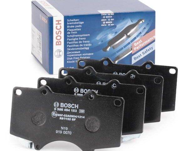 BOSCH FRONT TOYOTA LANDCRUISER PRADO 120 150 HILUX MITSUBISHI PAJERO BRAKE PADS SET 0 986 494 153 price in kenya