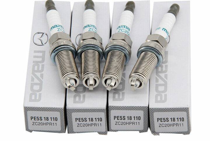 GENUINE MAZDA DEMIO CX-5 ATENZA AXELA BIANTE PREMACY SPARK PLUGS PART NUMBER :ZC20HPR11 / PE5S 118 110 IN KENYA AT THE BEST PRICE