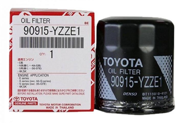 TOYOTA OIL FILTER PART NUMBER: 90915-10001/90915-YZZE1