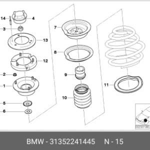 FEBI BILSTEIN BMW FRONT SHOCK ABSORBER MOUNTING IN KENYA AT THE BEST PRICE