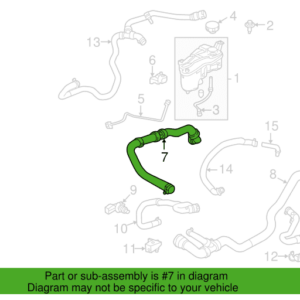 EUROSPARES LAND ROVER RANGE ROVER DISCOVERY SPORT L550 -  RANGE ROVER EVOQUE L538 RADIATOR HOSE IN KENYA