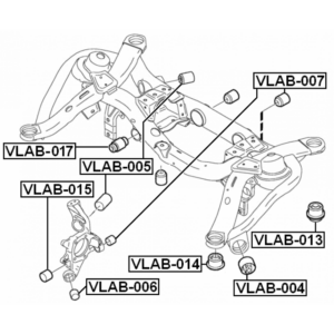 volvo xc90 s90 REAR CROSS MEMBER BUSHES ILLUSTRATION PRICE IN KENYA