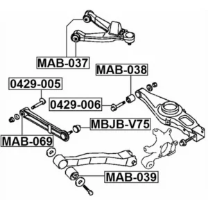 REAR BUSHES PAJERO ILLUSTRATION IN KENYA PRICE