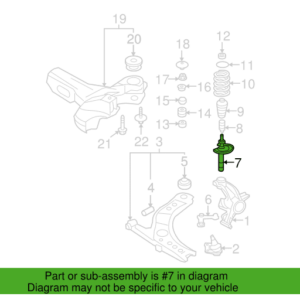 BILSTEIN B4 AUDI A3 8L1 VOLKSWAGEN GOLF FRONT SHOCK ABSORBER PART NO 22-045744 PRICE IN KENYA