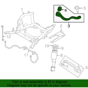 BRITPART LAND ROVER RANGE ROVER L322 2002-2012 FRONT UPPER LHS CONTROL ARM PART NO - LR018344.TR ILL PRICE IN KENYA