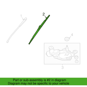 BRITPART REAR LAND ROVER RANGE ROVER L322 2002-2012 WIPER BLADE PART NO - LR012047 ill PRICE IN KENYA