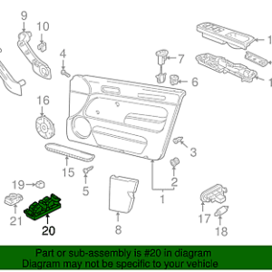 BSG VOLKSWAGEN GOLF : VOLKSWAGEN PASSAT B5 MAIN WINDOW SWITCH IN KENYA AT THE BEST PRICE