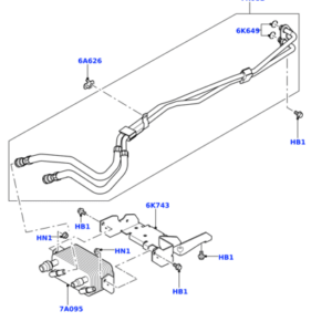 EUROSPARES LAND ROVER DISCOVERY 4 : RANGE ROVER SPORT TRANSMISSION OIL COOLER PART NO - UBC500101 PRICE IN KENYA