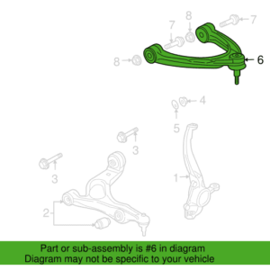 FEBEST PORSCHE CAYENNE : AUDI Q7 : VOLKSWAGEN TOUAREG FRONT UPPER CONTROL ARM ASSEMBLY PART NO - 2324-TOUARUF ILL PRICE IN KENYA