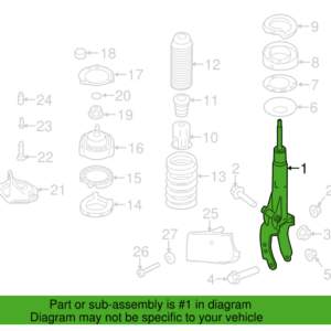 MEYLE VOLKSWAGEN TOUAREG : PORSCHE CAYENNE FRONT LEFT SHOCK ABSORBER PART NO - 126 625 0006 PRICE IN KENYA