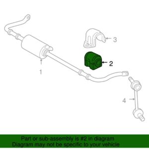 RANGE ROVER SPORT L320 REAR STABILIZER BAR D BUSH BUSHES KENYA