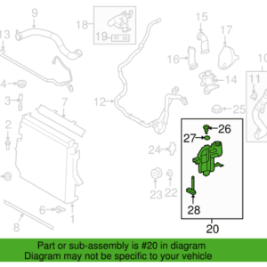 LAND ROVER DISCOVERY 3 4 L319 RANGE ROVER SPORT L320 COOLANT EXPANSION TANK PART NO LR020367 PRICE IN KENYA