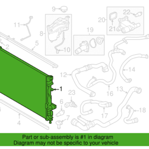 LAND ROVER FREELANDER 2 L359 : RANGE ROVER SPORT L550 : EVOQUE L538 RADIATOR PART NO - LR039530 PRICE IN KENYA