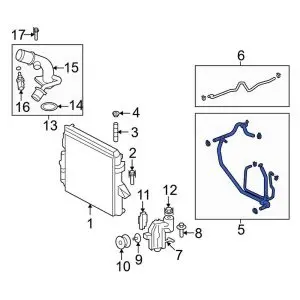 LAND ROVER OE DISCOVERY 3 LAND ROVER DISCOVERY 4 RADIATOR HOSE IN KENYA AT THE BEST PRICE