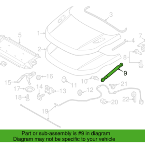 LAND ROVER RANGE ROVER EVOQUE L538 BONNET STRUT ( BONNET SHOCK ) PART NO LR025400 PRICE IN KENYA