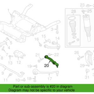 LAND ROVER RANGE ROVER VOGUE L405 RANGE ROVER SPORT L494 FRONT LOWER LEFT CONTROL ARM PART NO LR045243IN KENYA AT THE BEST PRICE