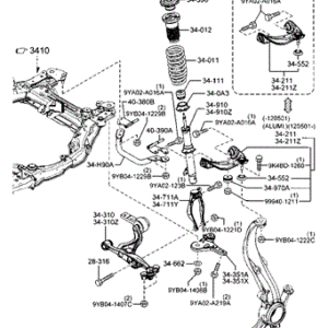 MAZDA ATENZA 2007+ 2WD FRONT SHOCK ABSORBERS PRICE IN KENYA