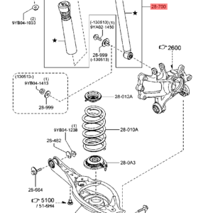 MAZDA CX-5 REAR SHOCK ABSORBERS PRICE IN KENYA