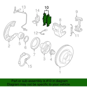 QUALITY BOSCH BMW X1 E84 FRONT BRAKE PADS IN KENYA AT THE BEST PRICE