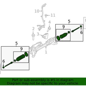 ROVER RANGE ROVER IV L405 2012 + INNER TIE ROD (RACK END ) RH:LH PART NO KIT PRICE IN KENYA