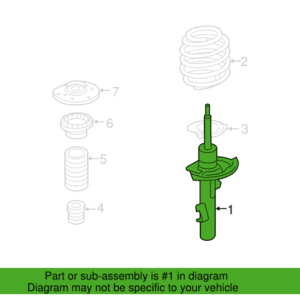 VOLVO XC60 2008 + FRONT LEFT SHOCK ABSORBER ABSORBERS PRICE IN KENYA