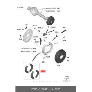 MK KAYASHIMA FORD RANGER REAR BRAKE LINING IN KENYA AT THE BEST PRICE