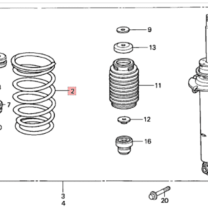 OBK HEAVY DUTY HONDA FIT GD3 FRONT COIL SPRINGS IN KENYA AT THE BEST PRICE