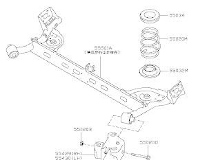 OBK HEAVY DUTY NISSAN NOTE E11 REAR COIL SPRINGS IN KENYA