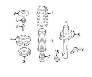 OBK HEAVY DUTY VOLKSWAGEN MK7 FRONT COIL SPRINGS IN KENYA AT THE BEST PRICE 