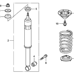 OBK HONDA FIT GD3 REAR COIL SPRINGS IN KENYA AT THE BEST PRICE