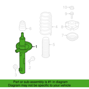 AUDI Q3 FRONT SHOCK ABSORBER