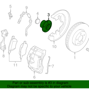 GSP VOLVO XC60 / S60 / V60 FRONT WHEEL BEARING HUB  IN KENYA