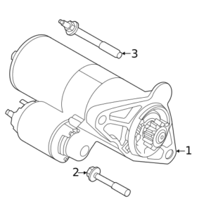 LANDROVER DISCOVERY 3 STARTER MOTOR