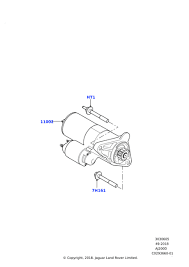 LANDROVER DISCOVERY 4 STARTER MOTOR