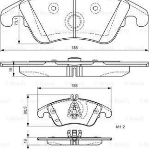 MERCEDES BENZ E-CLASS W212 / S212 FRONT BRAKE PADS IN KENYA