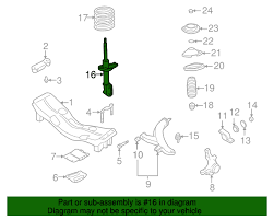 SUBARU FORESTER SF5 AWD FRONT LEFT SHOCK ABSORBER