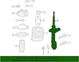 SUBARU FORESTER SF5 AWD FRONT RIGHT SHOCK ABSORBER IN KENYA