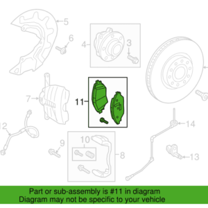 VOLKSWAGEN TIGUAN FRONT BRAKE PADS