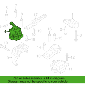 VOLKSWAGEN TIGUAN LHS GEARBOX MOUNTING