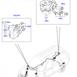 GERMAX LAND AND RANGE ROVER VOGUE VELAR REAR AIR SUSPENSION LEVELLING VALVE IN KENYA 