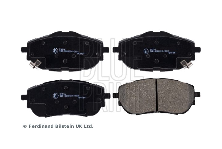 TOYOTA AURIS ZRE181 / NRE180 BRAKE PADS SET