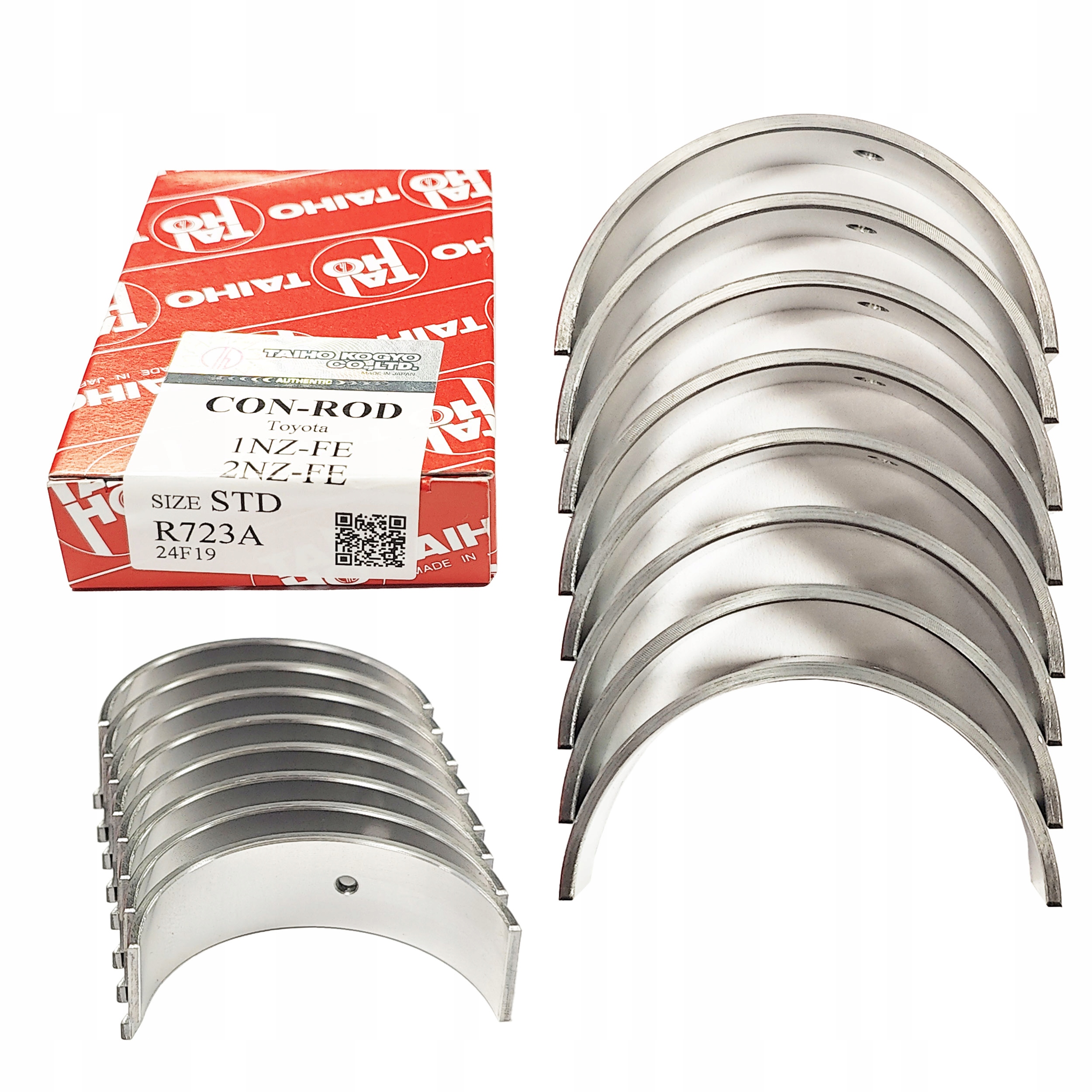 TOYOTA VVITZ / PLATZ 1NZ-FE / 2NZ-FE MAIN BEARING SET STANDARD