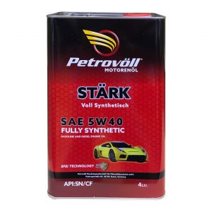 PETROVOLL STARK FULLY SYNTHETIC 5W40 4L ENGINE OIL 1